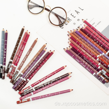 Mehrfarbiger, wasserfester Lipliner-Stift mit eigener Marke